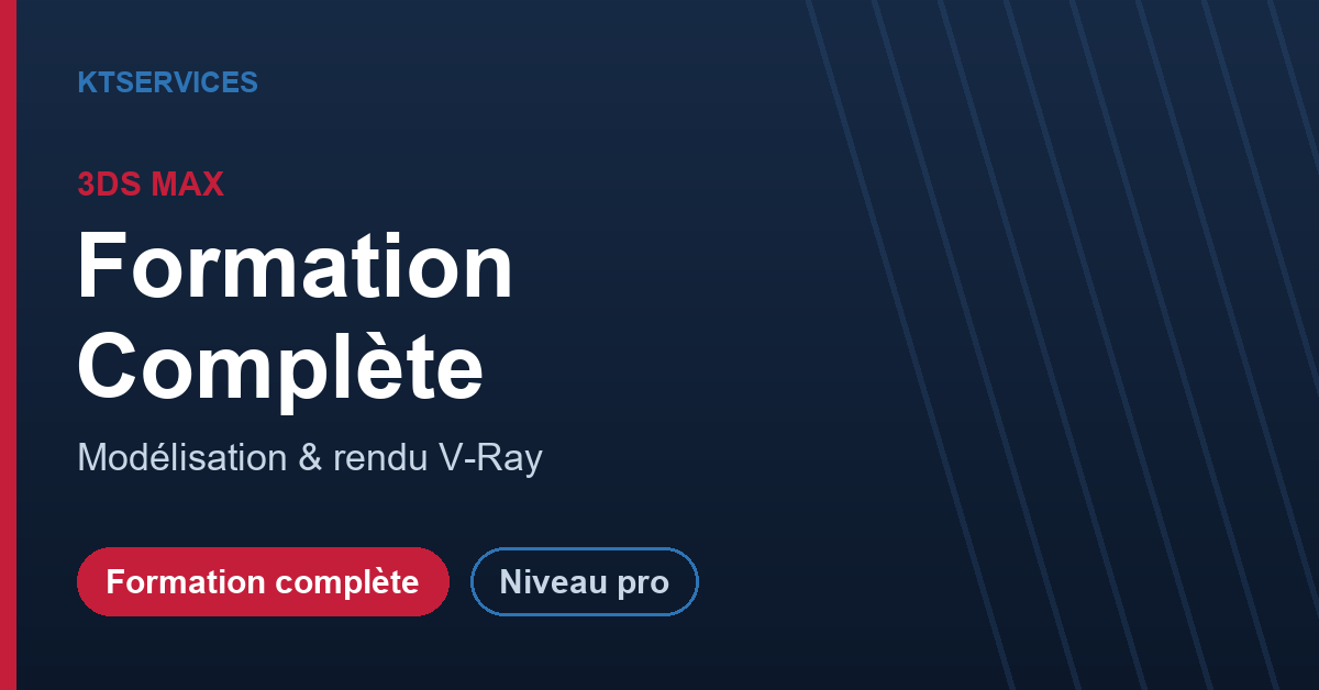3ds Max – Formation Complète : modélisation et rendu V-Ray – Image 2