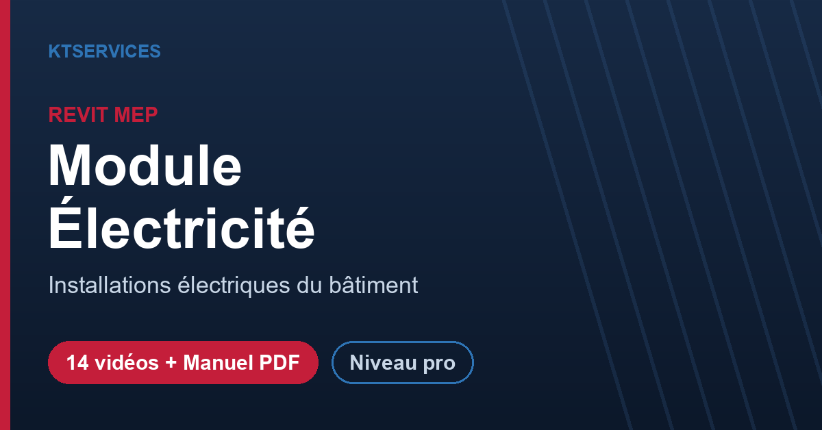 Revit MEP – Maîtrisez l'Électricité : concevez vos installations électriques du bâtiment – Image 2