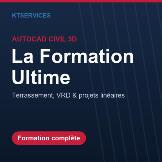 AutoCAD Civil 3D – La Formation Ultime : infrastructures & VRD de A à Z