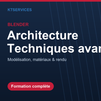Blender pour l'Architecture – Techniques avancées de modélisation et rendu