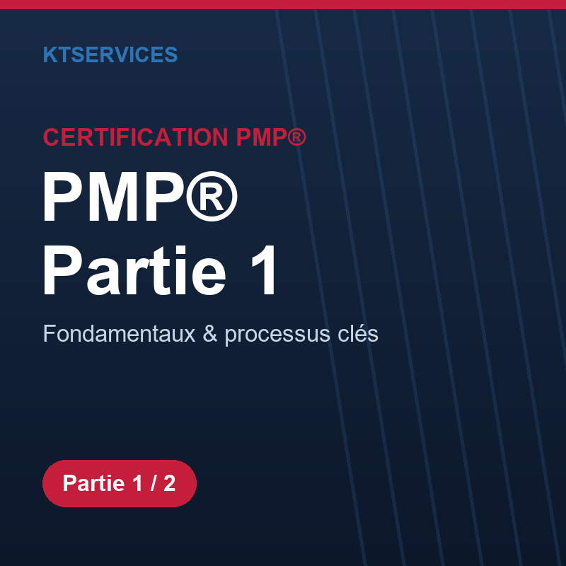 Certifiez-vous Chef de Projet PMP® – Partie 1 : Fondamentaux & Processus