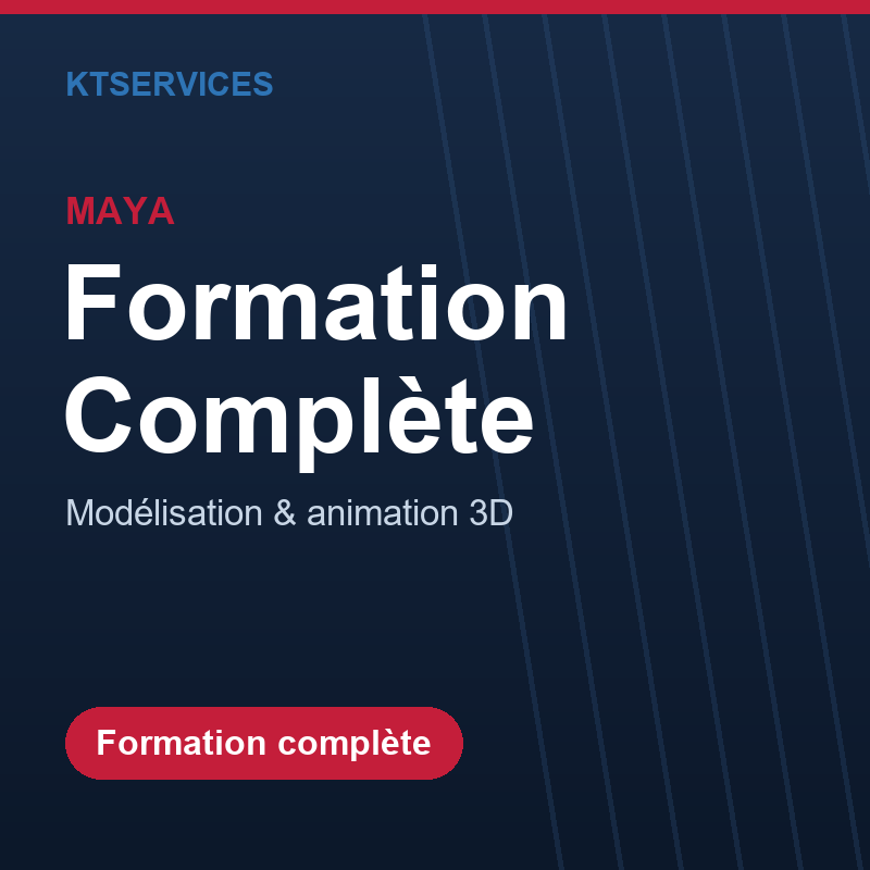 Maya – Formation Complète : modélisation et animation 3D