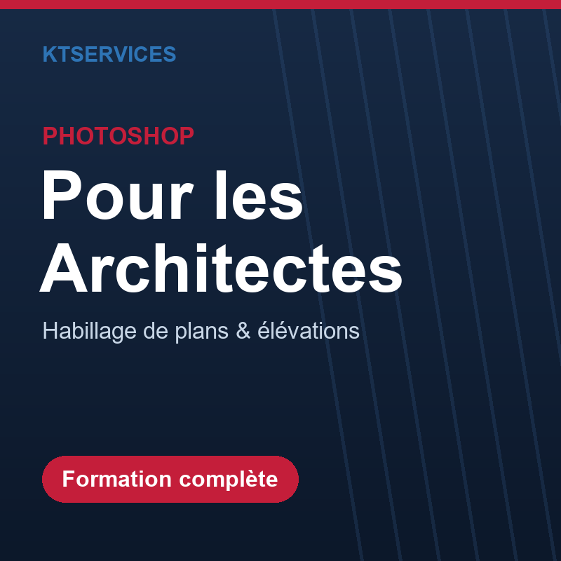 Photoshop pour les Architectes – Habillez vos plans et élévations