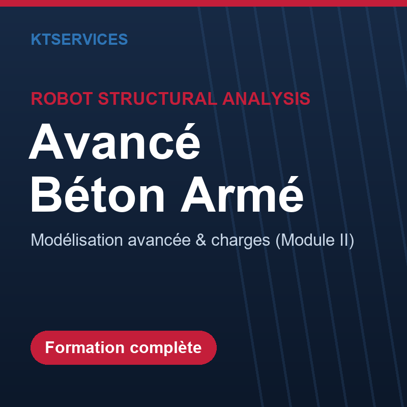 Robot Structural Analysis Avancé – Modélisation béton armé (Module II)